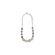 Colar Maxi Orbe Prata Boho